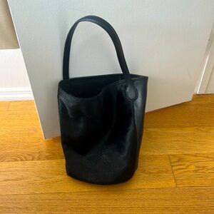 J Crew bucket bag,black
